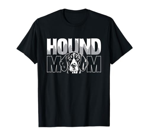 Hound Mom Loves Treeing Walker Bluetick Dog Breed Coonhound T-Shirt