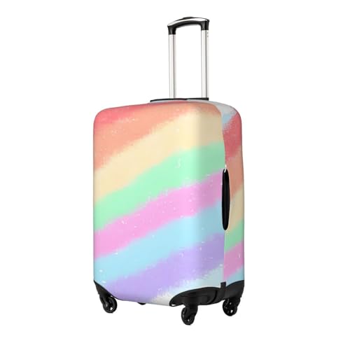 Cute Rainbow Background Luggage Cover, Suitcase Cover Suitable for 18-32 inch luggage3
