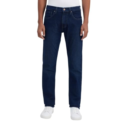 Image of Pepe Jeans Men's Straight Fit Jeans|Mid Rise |Stretchable Fabric| Jeans for Men | Available in Plus Size