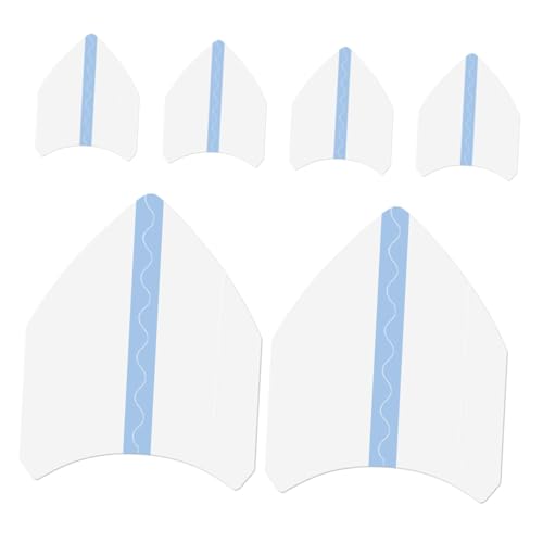 HANABASS 6pcs Thigh Chafing Guards Invisible -Friction Breathable Transparent Design and Versatile Skin for Daily Wear and Active Lifestyles