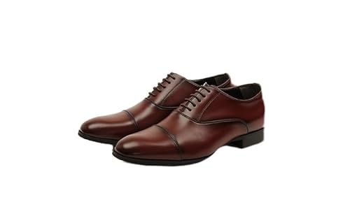 BENE FORCE 日本製ビジネスシューズ ストレートチップ BF8912-DARK BROWN 26.5cm