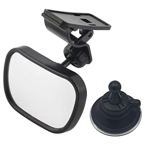 Gesuter Baby Car Mirror,Car Mirror Baby Rear Facing Seat - Automotive Interior Rearview Baby Mirror, Adjustable Facing Back Seat Mirror on Car or Truck Cover