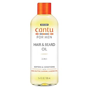 CANTU Shea Butter Men’s Collection Beard Oil, 3.4 Fluid Ounce 100.6 ml (Pack of 1)