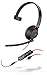 Plantronics Blackwire C5210 Headset - Mono - USB Type C - Wired - 20 Hz - 20 kHz - Over-The-Head - Monaural - Supra-Aural - Noise Cancelling Microphone
