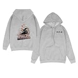 xhomeshop Hell's Paradise Sudadera con Capucha Jigokuraku Patrón Chaqueta Sagiri Yamada Asaemon Sudadera Gabimaru Invierno Nuevo Jigokuraku Friends Jumper
