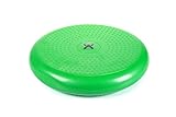 CanDo 30-1870G Inflatable Balance Disc for Balance Training, Proprioception, Strengthening Lower Extremities, Posture, Back Pain, Stress Relief, Restlessness and Anxiety, Green, 14