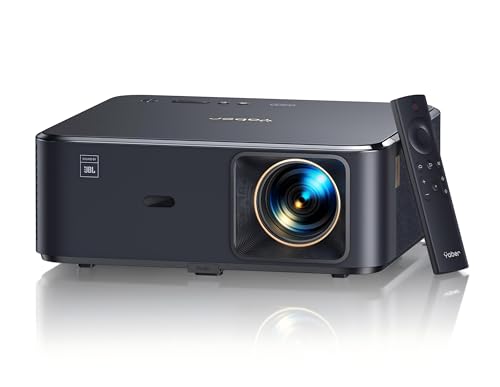 【Google TV 11.0 & JBL】4K, Dolby Audio Proiettore Auto Focus/Keystone,YABER K2s Proiettore Wifi6 Bluetooth 5.2,Videoproiettore Home Cinema 1080P Nativo Full HD con Netflix 7000+ App