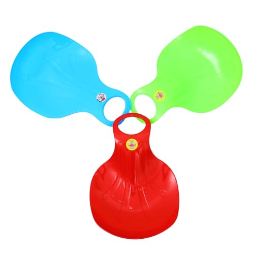 GALPADA Children's Winter Adventure: 3pcs Boys and Girls Ski Sled Grass Sleigh Slider for Snowboard Fun