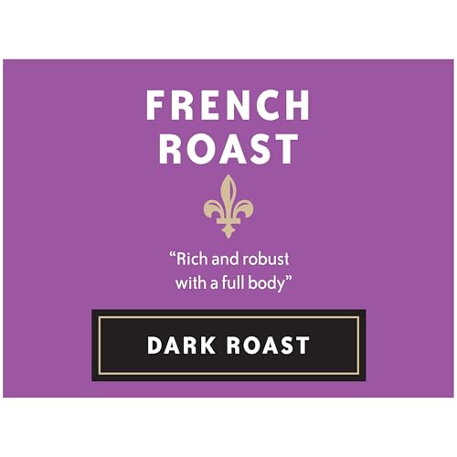 Image of Community Coffee French Roast 72 Count Coffee Pods, Extra Dark Roast, Compatible with Keurig 2.0 K-Cup Brewers, 12 Count (Pack of 6)