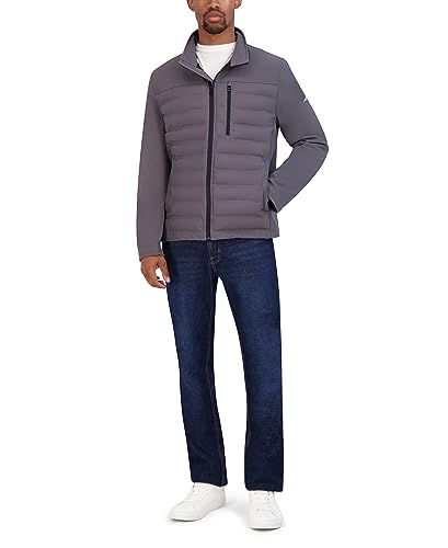Image of Nautica Men's Lightweight Softshell Jacket - Bonded Fleece Lining, Regular, Big & Tall Sizes