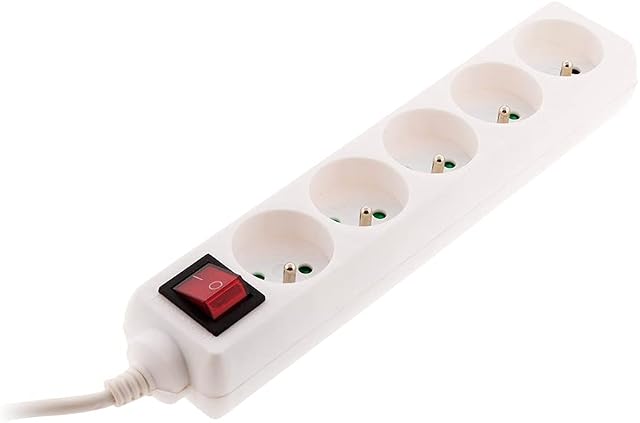 Inotech 190375 Przedłużacz, 3680 W, 230 V, Biały