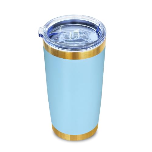 Image of 20 oz Insulated Tumbler Stainless Steel Tumbler,Sky Blue,1 Pack