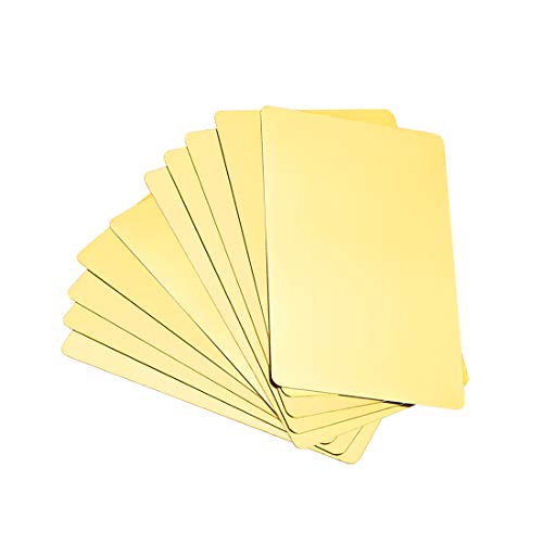 Cartes vierges en métal pour créer vos invitations d'anniversaire