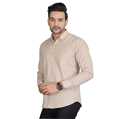 Image of Man Slim Fit Cotton Casual Shirt