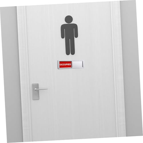 Image of Push Pull Stickers for Door, Vacant Occupied Door Sign for Home Office Restroom Conference Room Bold Red Green Display Easy Adhesive Installation(7 * 2in)
