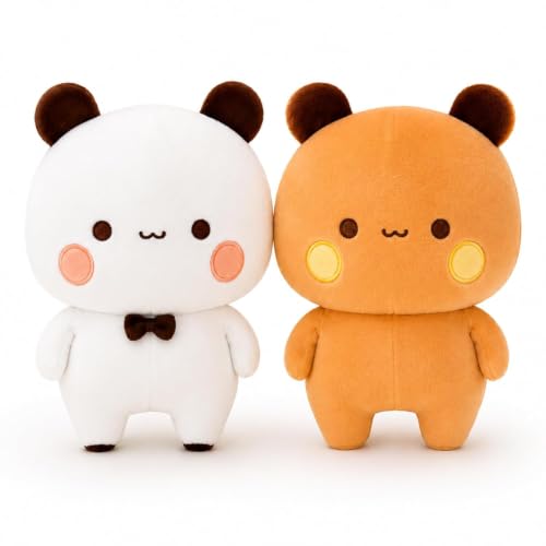 Image of Babu Dadu Cute Bear Plush Toy Soft Stuffed Animal Doll for Kids, Hugging Pillow, Kawaii Plushie Teddy Bear Toy for Girls, Boys, Birthday Gift, Home Decor