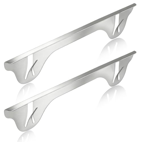 Image of Upgrade 316 Stainless Steel Stove Gap Covers (2 Pack, 23.4 inch, Silver), Heat-Resistant Stove Gap Filler for Kitchen Counter and Stovetop, Range Trim Kit Oven Gap Guard Between Stove and Counter