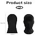 2 Stück Schwarze Maske Halloween,Schwarz Vollgesichtsmaske Kostüm,Gesichtslose Game Spandex Masken,Terrifier Wizard Mask Gang Costume,Cosplay Costumes Augenmaske Accessoires,für Erwachsene Kinder