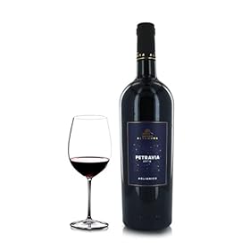 Masseria Altemura Petravia Aglianico – Italian Still Red Wine from the Apulia Region, Italy – 100% Aglianico Grapes – 75cl / 750ml, 14% ABV