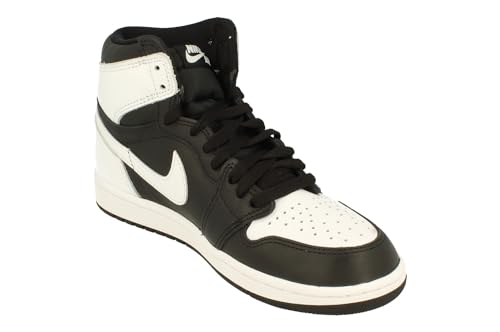 NIKE Air Jordan 1 Retro High Og Mens Shoes Size-10 Black/White-White4