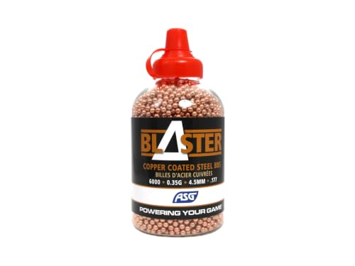 ASG Blaster .177 Caliber /4.5mm Copper-Coated BBS for BB Guns - 6,000ct