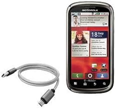 Cable Compatible with Motorola CLIQ 2 - Micro USB DuraCable, Braided Micro USB Charging Cable - Space Grey