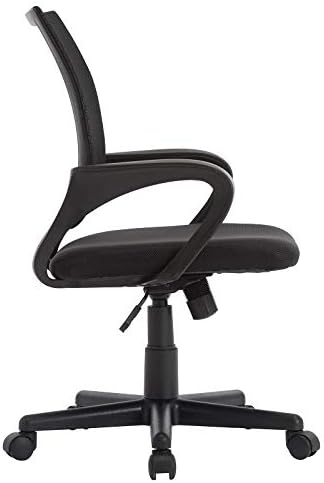 Pemberly Row (Set of 2 Ergonomic Adjustable Mesh Computer Desk Chair with Armrests and Lumbar Support, for Home and Office, Swivel