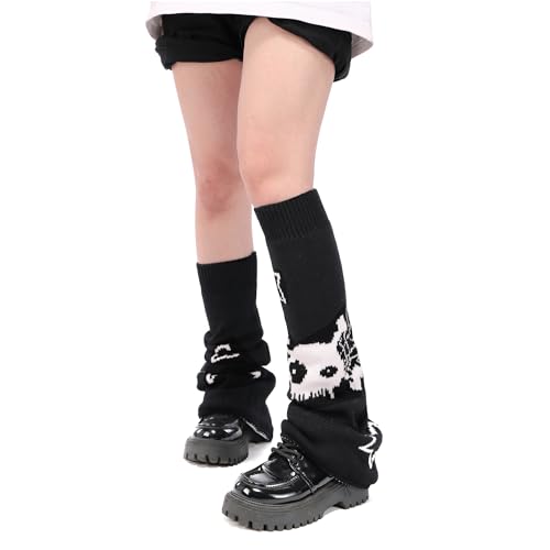 Image of CHIC DIARY Y2K Leg Warmers for Girls Women Kawaii Legs Warmer Harujuku Lolita Accessories Gothic Long Sock Ankle Warmers