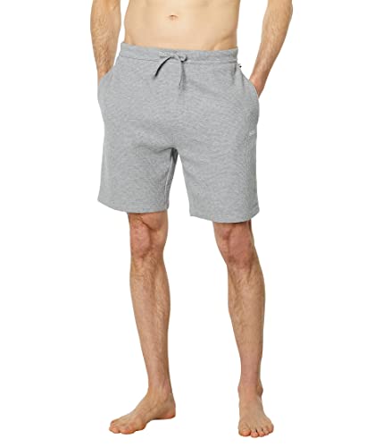 Image of BOSS Men's Waffle Contrast Logo Lounge Shorts