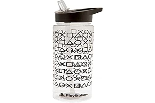 Playstation Wasserflasche (Shapes Design) 700ml Kunststoff Trinkflasche - Offizielles Lizenzprodukt