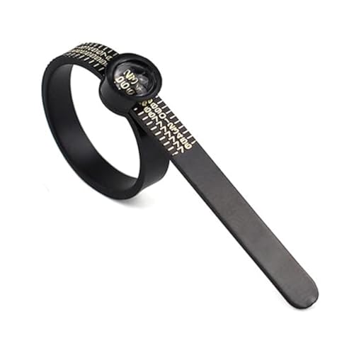 Kjzeex Ringmaßband Ringgrößenmesser Ringgröße messen Fingerumfang bestimmen, Schwarz Weiß (Schwarz) Kjzeex Ringmaßband Ringgrößenmesser Ringgröße messen Fingerumfang bestimmen, Schwarz Weiß (Schwarz)