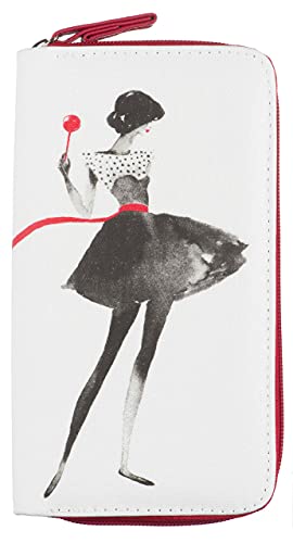 La Chaise Longue Parlez-moi d'amour Funda de talonarios, 13 cm, (Blanc/Noir/Rouge)