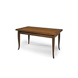 tavolo rotondo noce classico  TAVOLO 2 ALL LUCIDO NOCE - 100x70 - 2 ALL. 40