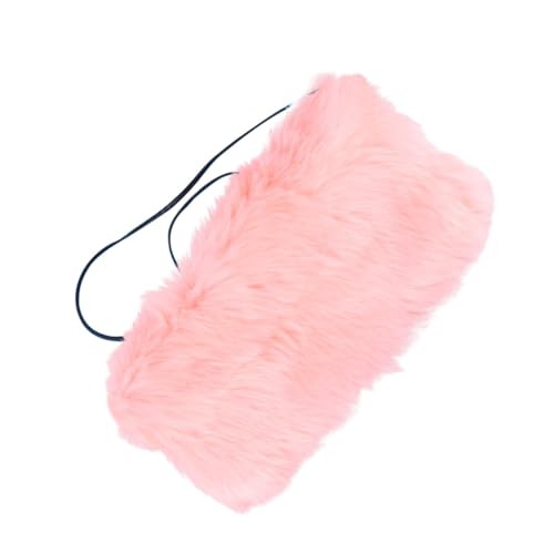 Manoplas de piel sintética con orejeras de felpa para clima frío y accesorios de invierno