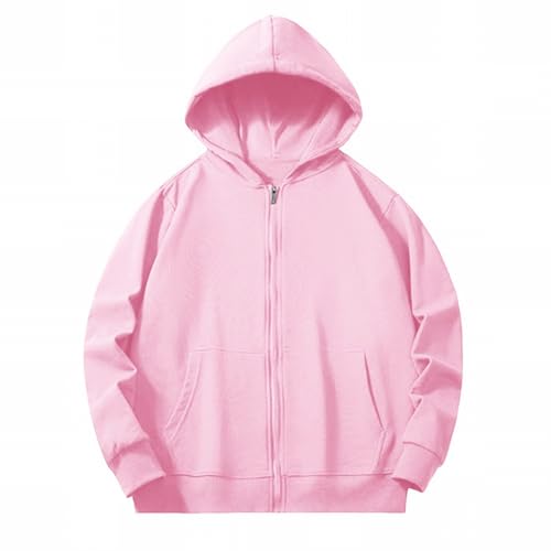 Kids Boys Girls Zip Up Hoodie Oversized Hooded Jacket Teen Full Zip Front Hooded Sweatshirt Windproof Hoodie Outerwear2