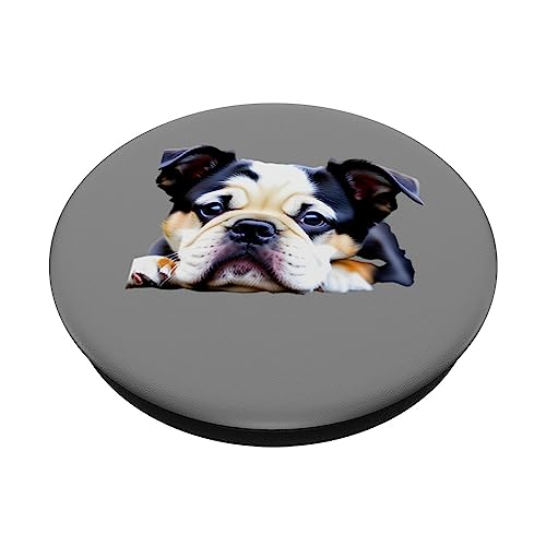Niedlicher Welpe, Hundebild-Design PopSockets mit austauschbarem PopGrip