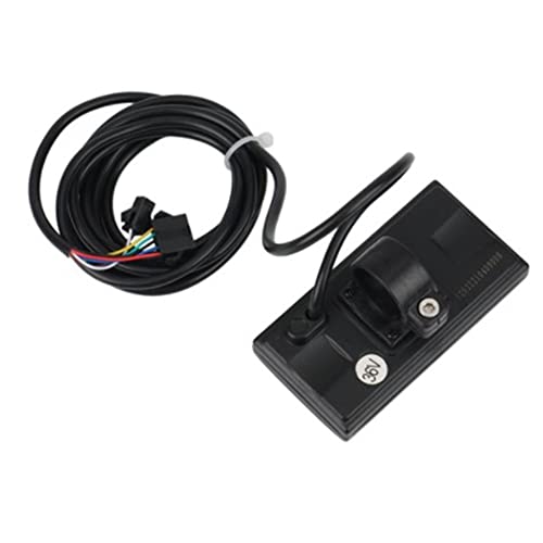 Micvtve 1 Pcs S861 LCD Display Electric Bicycle Meter with SM Plug for Electric Bike BLDC Controller Control Panel Black 24V-36V