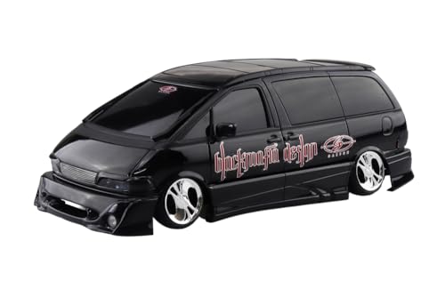 青島文化教材社(AOSHIMA) ザ☆チューンドカー 1/24 ブラックマフィア TCR11W エスティマ '98 (トヨタ) プラ...