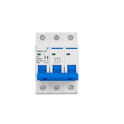 Disjoncteur miniature 6KA courbe de déclenchement sûre pour réseau 3P