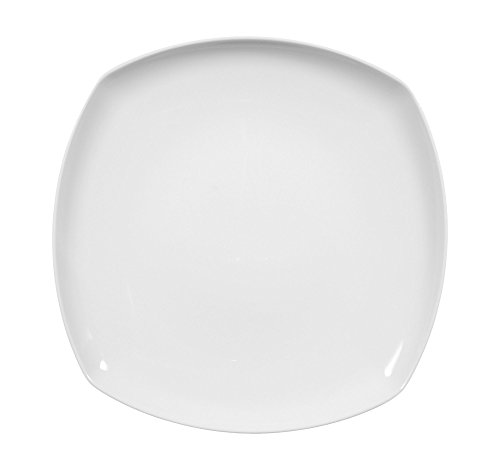 Seltmann Weiden Teller flach eckig 26 cm 6 Stück Lido Weiss Uni 00003
