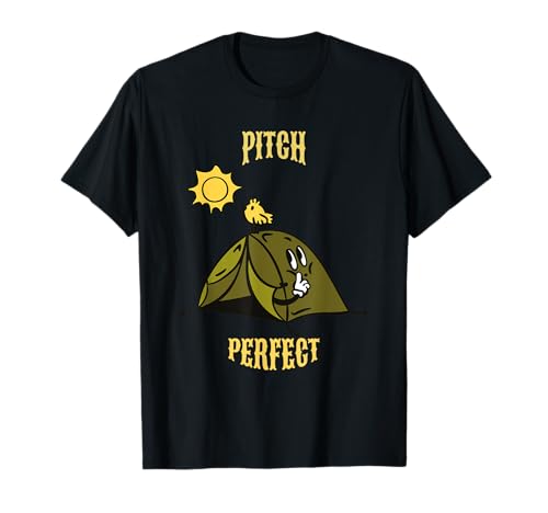 Pitch Perfect Cute Funny Camping Lover Designs Designs Present T-Shirt