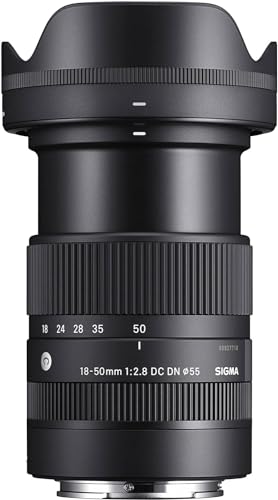 Image of Sigma 18-50mm f /2.8 DC DN Contemporary Lens for Sony E with Deal-Expo Accessories Bundle...