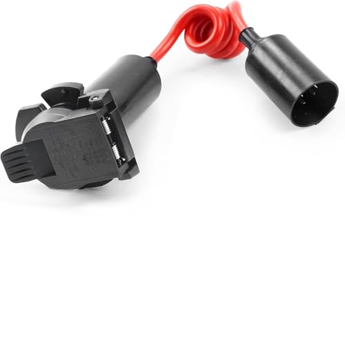 LUGVFHS Electric Bluetooth Trailer Brake Controller with Bluetooth-Enabled Smartphone Connection 7 Pin Trailer Connector fits for Cadillac Chevrolet GMC Hummer Series of Models 924-307