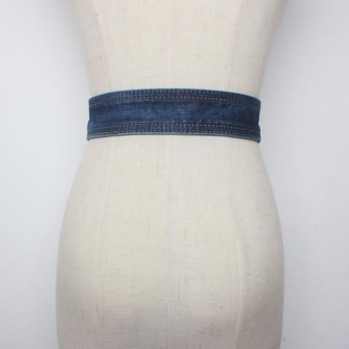 Denim Buckle Belt for Women Waist Decorative Belts Clothing Accessories4