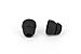 10-Pack Black Double Flange EarTips Compatible with Beats Powerbeats 3 Wireless Earbuds Replacement Silicone Ear Tips