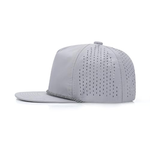 Image of Quick Dry Fit Baseball Cap - Water Repellent Sun Hat for Fishing, Running, Hiking, Golf, Surfing, Sailing, Boating