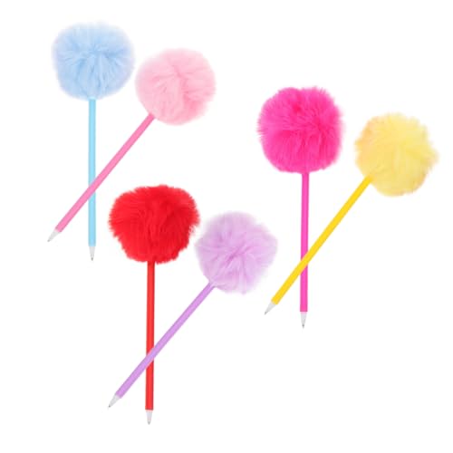 Bolígrafos peludos versátiles con tinta de bola fluida para notas perfectas