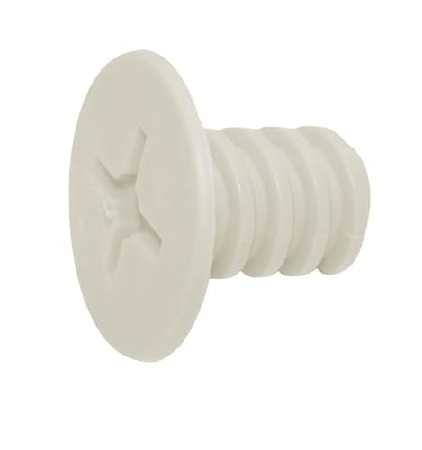 Smoby Ersatzteil I1702002 Schrauben 8 Stück beige mit Außengewinde für Smoby Spielhäuser, Küchen, Tipi, Spielcenter