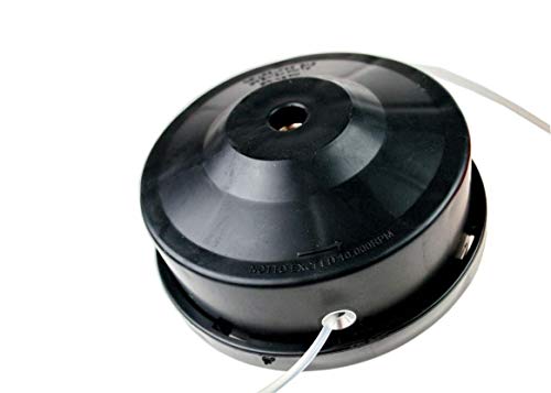 Doppelfaden Fadenspule Mähkopf M10x1,25 Links Fadenkopf mit Tippautomatik Doppelfadenkopf für Rasentrimmer Freischneider Motorsense Benzin