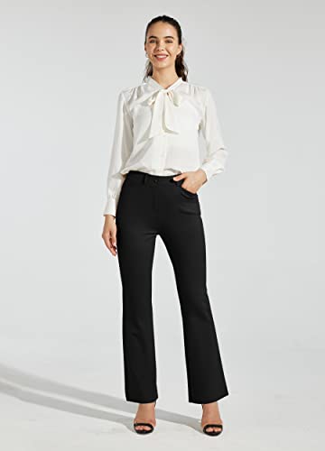 Willit Women's Yoga Dress Pants Bootcut Stretch Work Slacks Office Casual Pants Belt Loops 4 Pockets 28"/29"/30"/31"/33" - Image 6